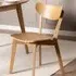 Florence Roxby Set of 2 Dining Chairs - Brown, Oak