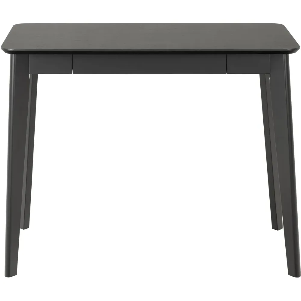 Florence Roxby Single Drawer Office Desk - Black, Oak