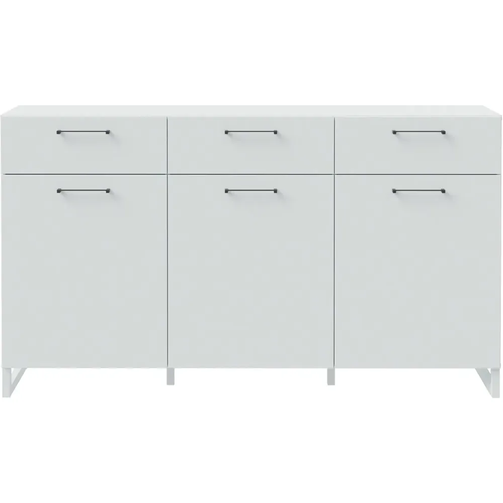 Florence Sali 3 Door Sideboard - Light Grey