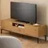 Florence Seaford 2 Door TV Unit with Drawer - Brown, Oak
