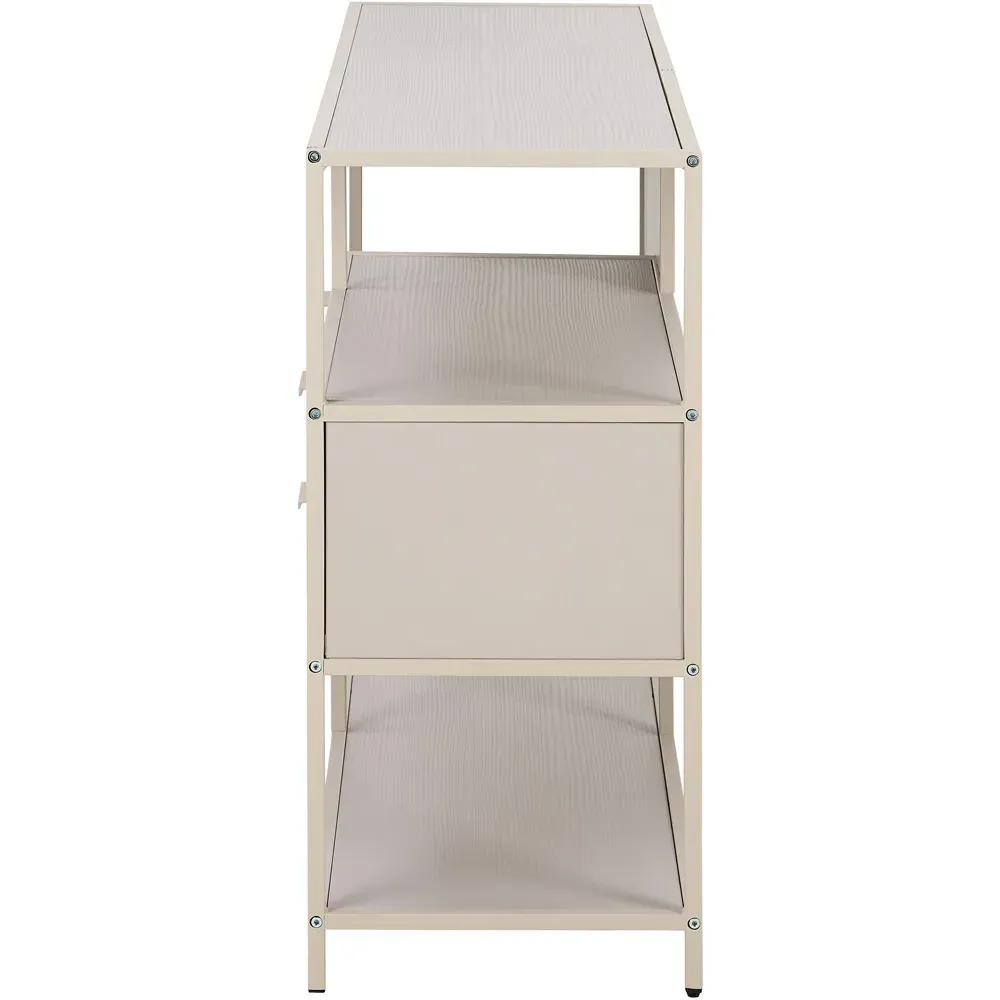 Florence Seaford 2 Drawer 3 Shelf Display Unit - Grey