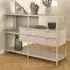 Florence Seaford 2 Drawer 3 Shelf Display Unit - Grey