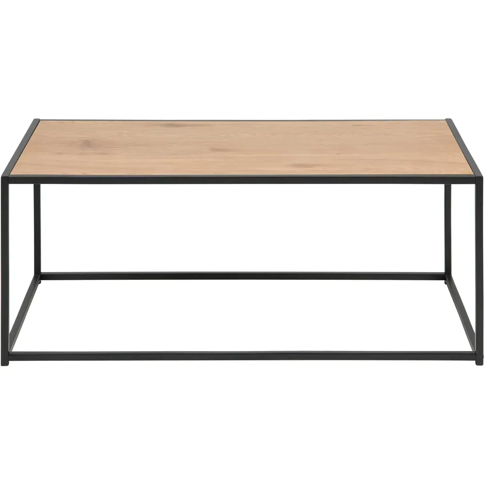 Florence Seaford Coffee Table - Black, Oak