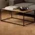 Florence Seaford Coffee Table - Black, Oak