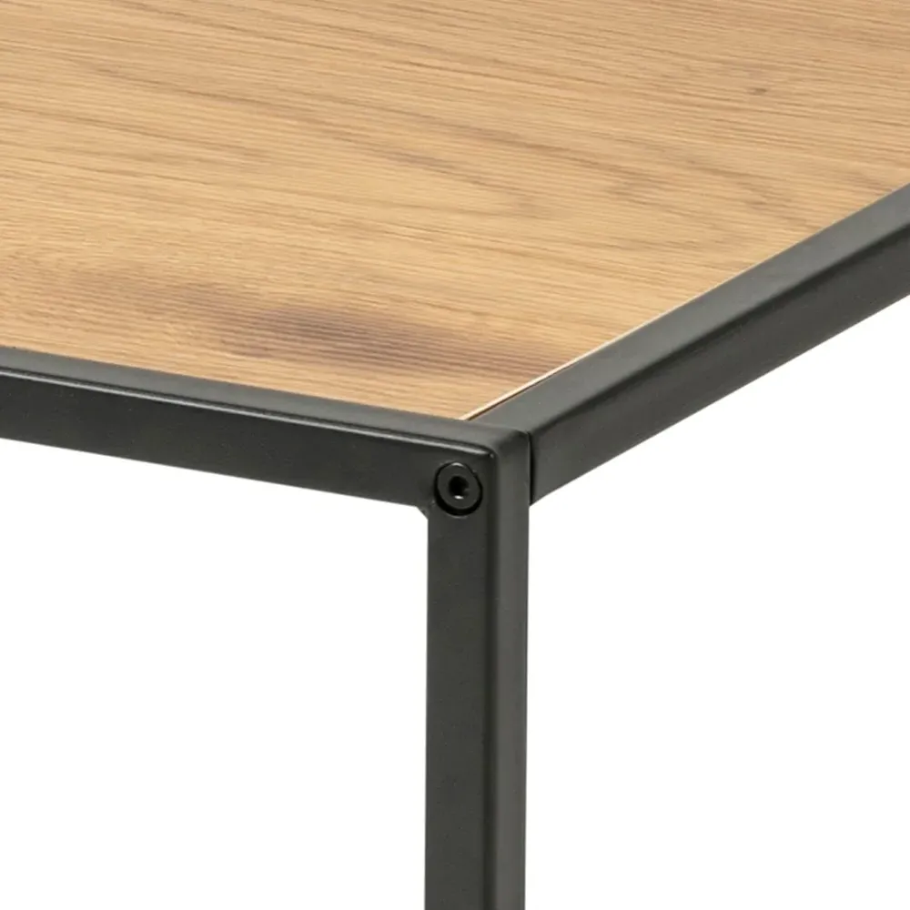 Florence Seaford Coffee Table - Black, Oak