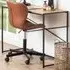 Florence Seaford Office Desk - Black, Oak