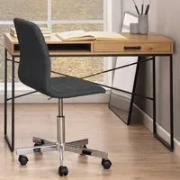 Florence Seaford Office Desk with Drawer - Oak