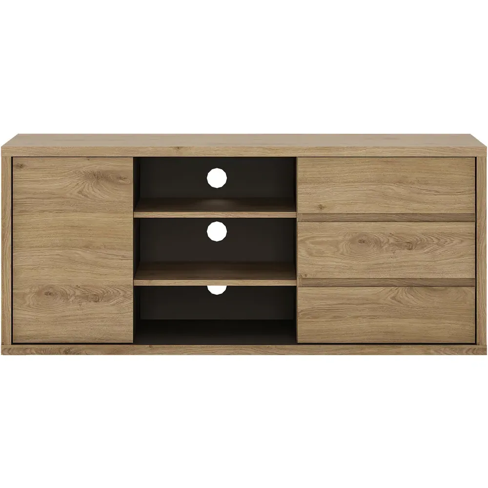 Florence Shetland TV Unit with Storage - Brown