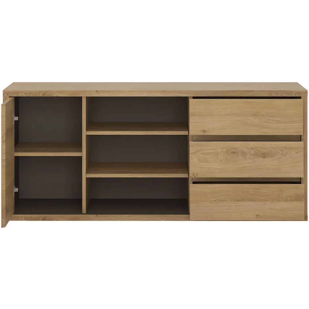 Florence Shetland TV Unit with Storage - Brown