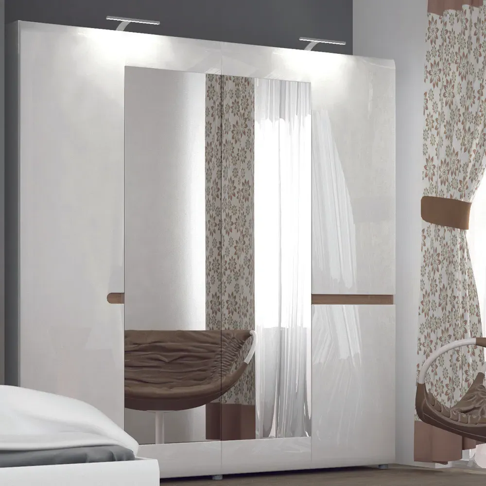 Florence Slim Wardrobe Light Fixtures - Clear