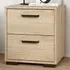 Florence Sofia 2 Drawer Nightstand - Brown, Oak