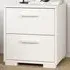 Florence Sofia 2 Drawer Nightstand - White