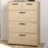 Florence Sofia 5 Drawer Chest of Drawers - Brown, Oak