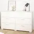 Florence Sofia 6 Drawer Chest of Drawers - White