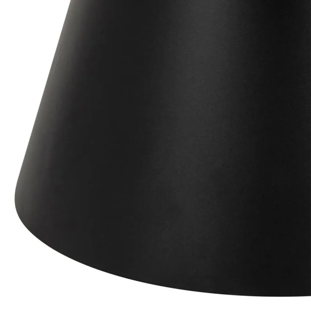 Florence Soli Round Coffee Table - Black, Ceramic