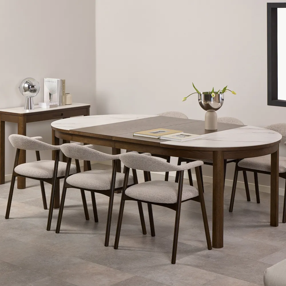 Florence Southampton Extension Leaf Set - Brown, Oak Veneer