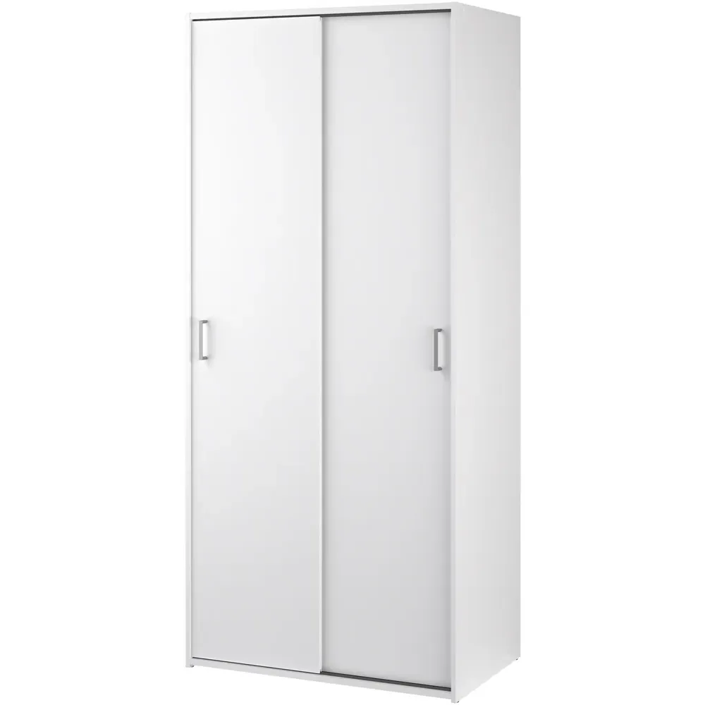 Florence Space 2 Door Sliding Wardrobe - White