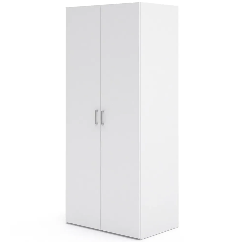Florence Space 2 Door Wardrobe - White