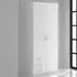 Florence Space 2 Door Wardrobe with Drawers - White