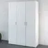 Florence Space 3 Door Wardrobe - White