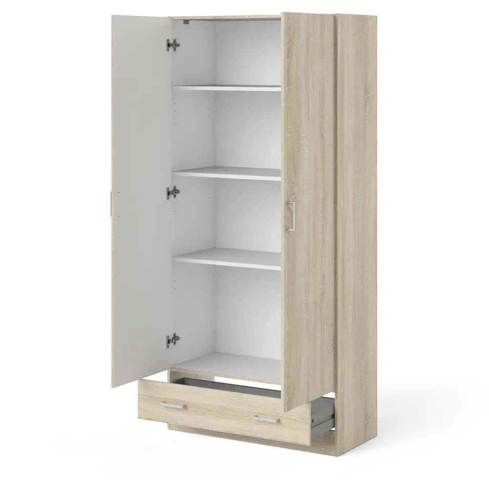 Florence Space 3 Piece Bedroom Furniture Set - Oak