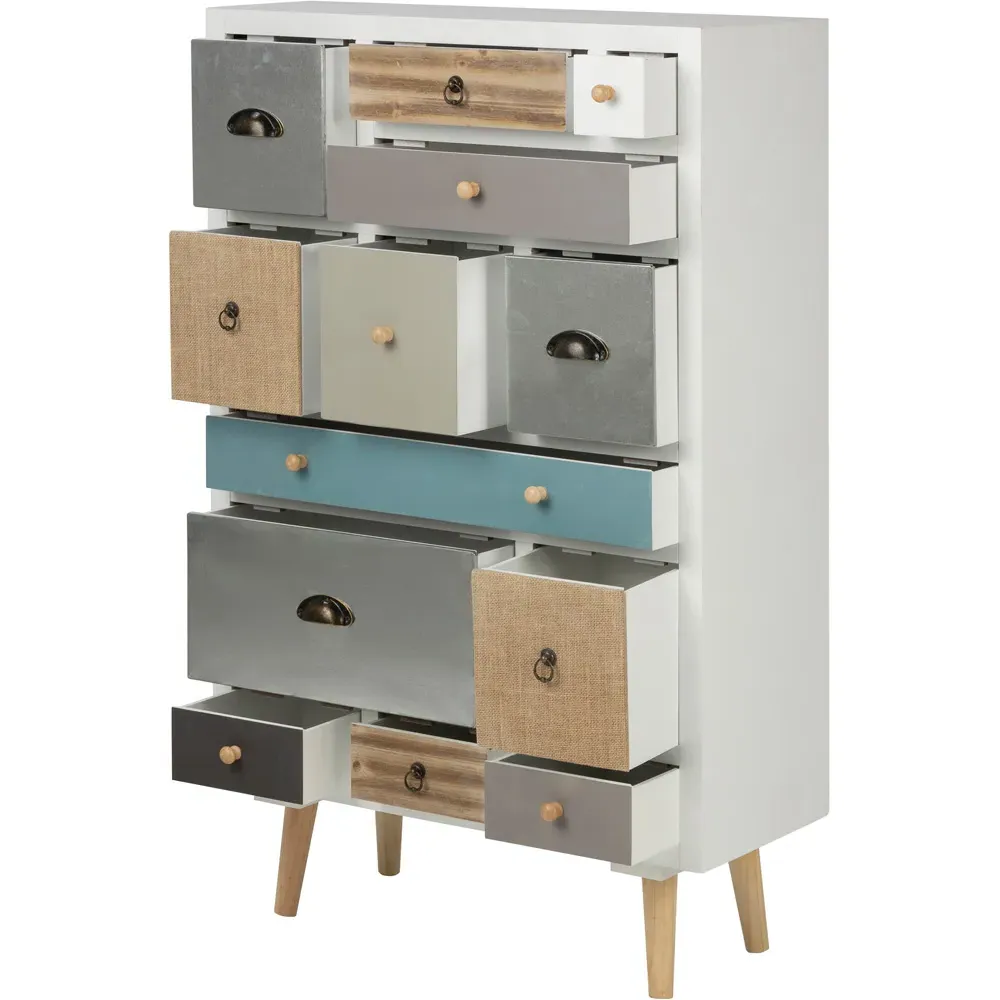 Florence Thais 13 Drawer Chest of Drawers - Multi