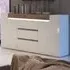 Florence Toronto 2 Door 3 Drawer Sideboard - White, High Gloss