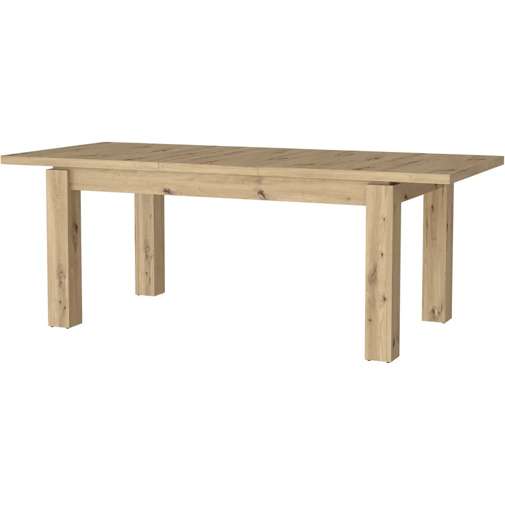 Florence Trondheim 8-Seater Extendable Dining Table - Brown, Oak
