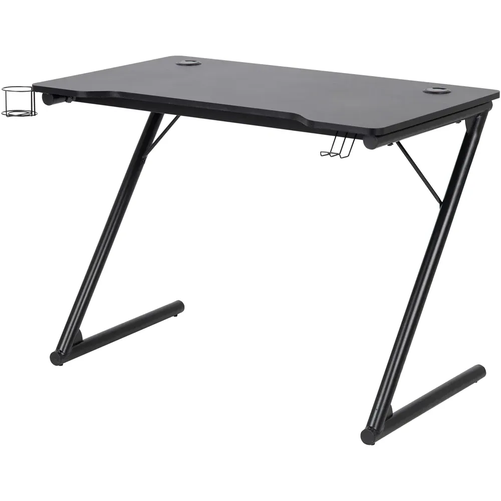 Florence Trooper Gaming Desk - Black