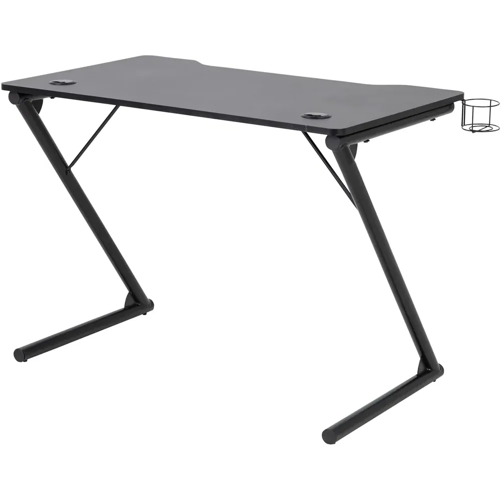 Florence Trooper Gaming Desk - Black