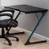 Florence Trooper Gaming Desk - Black