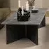 Florence Vega Rectangular Coffee Table - Grey, Marble