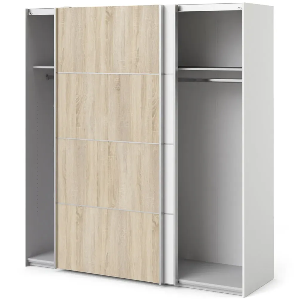 Florence Verona 2 Door Sliding Wardrobe - White