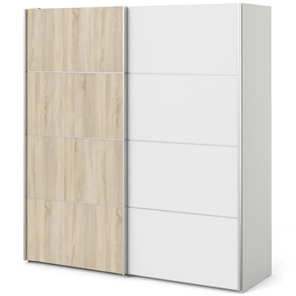 Florence Verona 2 Door Sliding Wardrobe - White