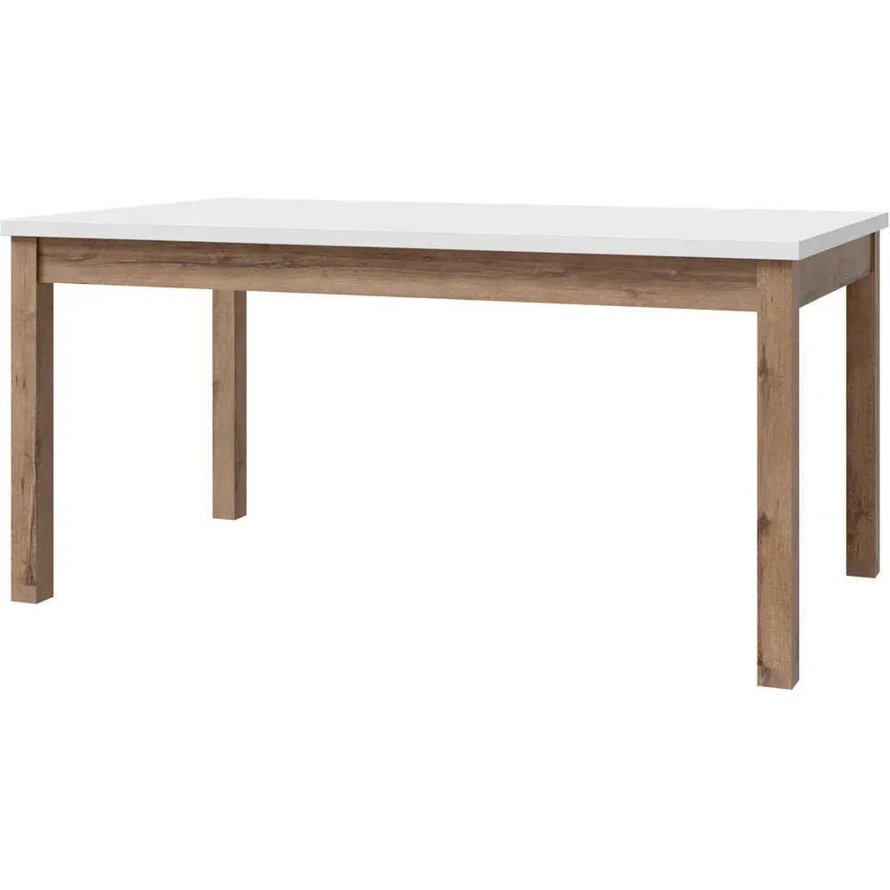 Florence Wensley 8 Seater Extendable Dining Table - Light Grey, Oak
