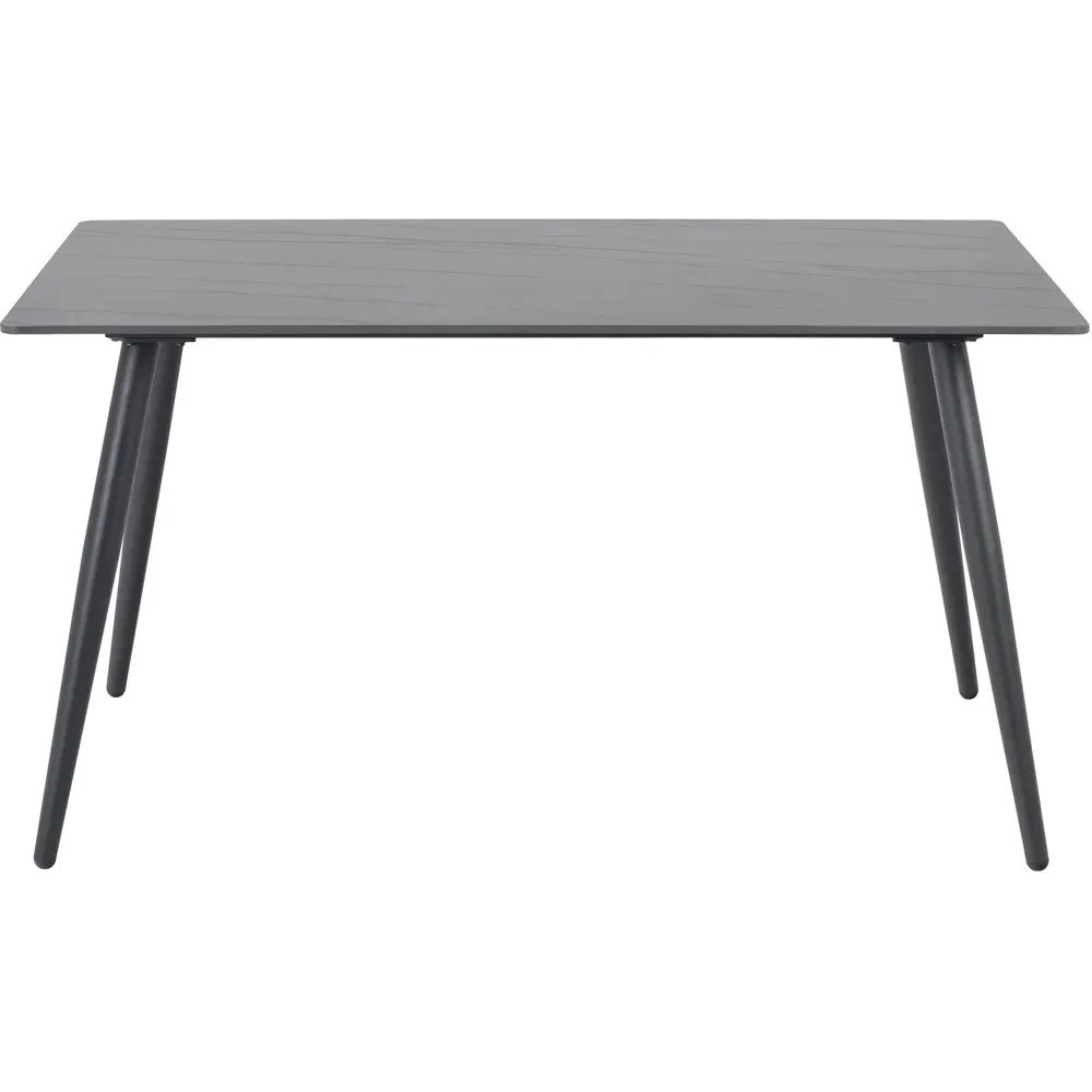 Florence Wicklow 4 Seater Ceramic Dining Table - Black