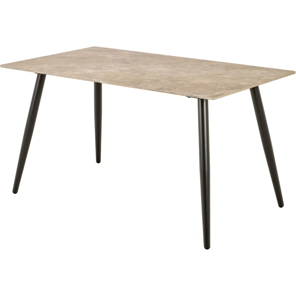 Florence Wicklow 4 Seater Ceramic Dining Table - Brown