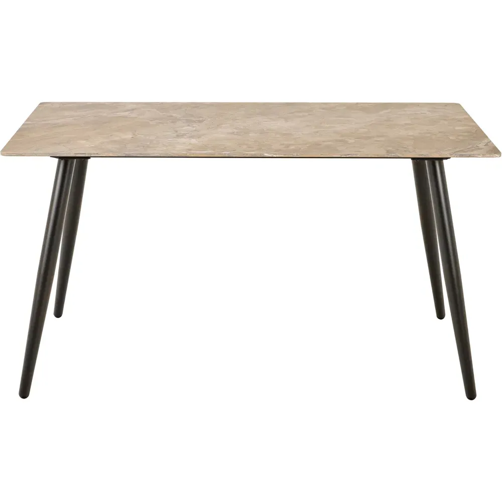 Florence Wicklow 4 Seater Ceramic Dining Table - Brown