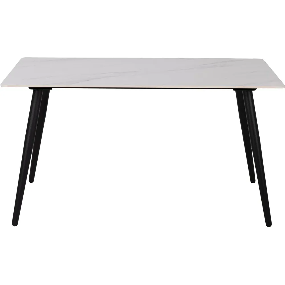 Florence Wicklow 4 Seater Ceramic Dining Table - White