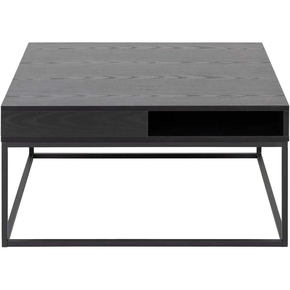 Florence Willford 2 Shelf Coffee Table - Black