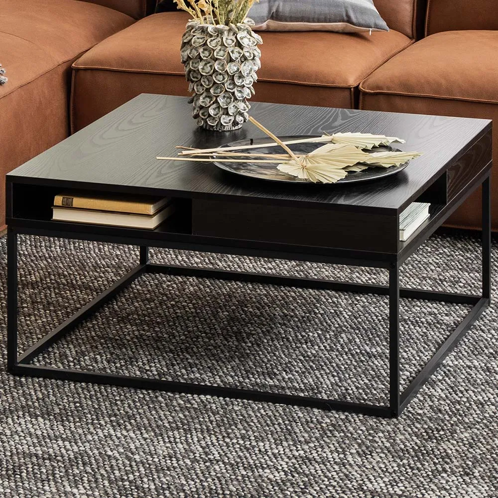 Florence Willford 2 Shelf Coffee Table - Black image