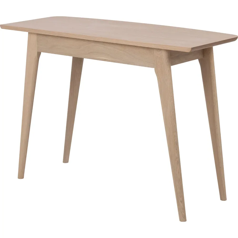 Florence Woodstock Single Drawer Office Desk - Brown, Oak