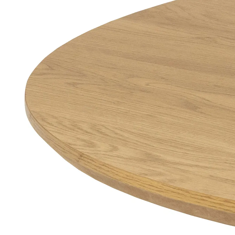 Florence Yale Round Coffee Table - Brown, Oak