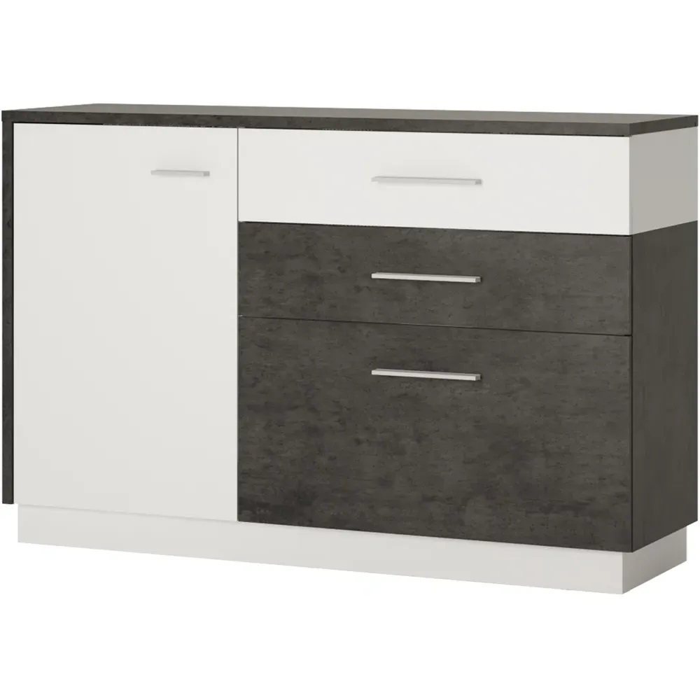 Florence Zingaro 2 Door 2 Drawer Sideboard - Grey
