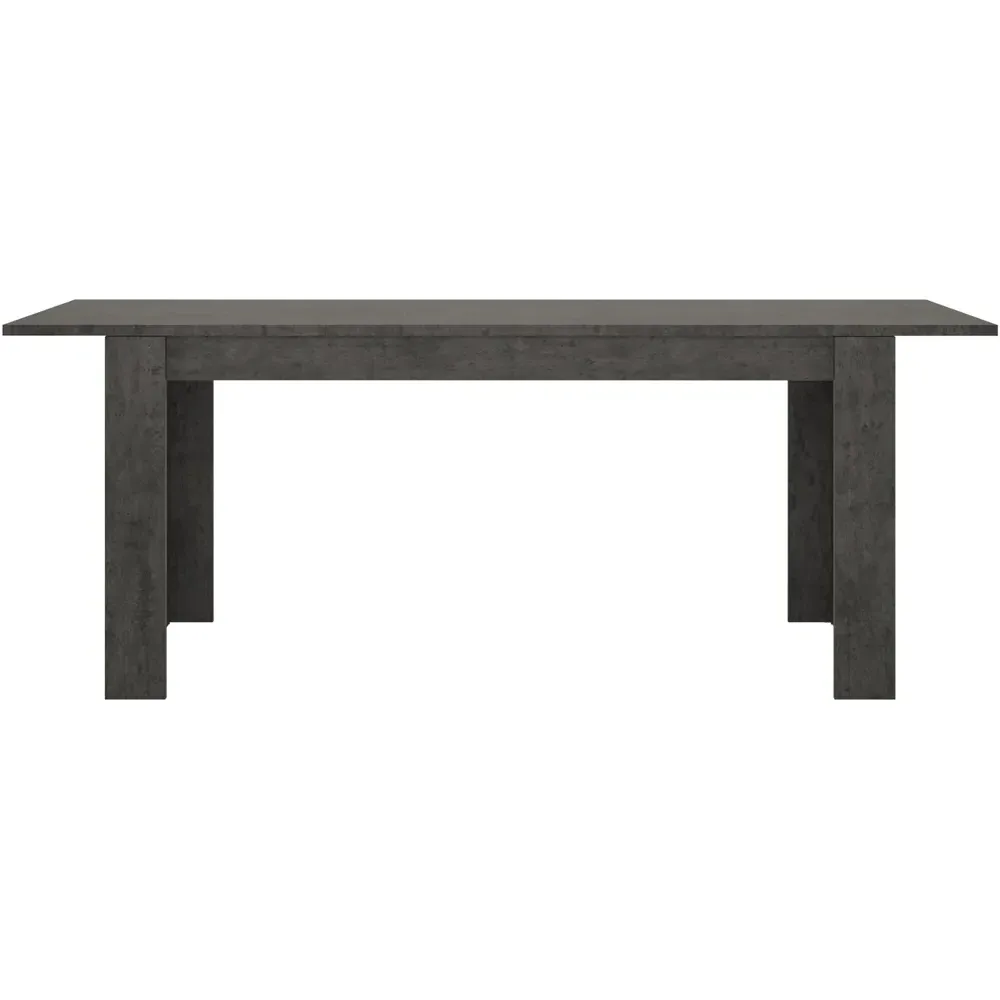 Florence Zingaro 4-Seater Extendable Dining Table - Black
