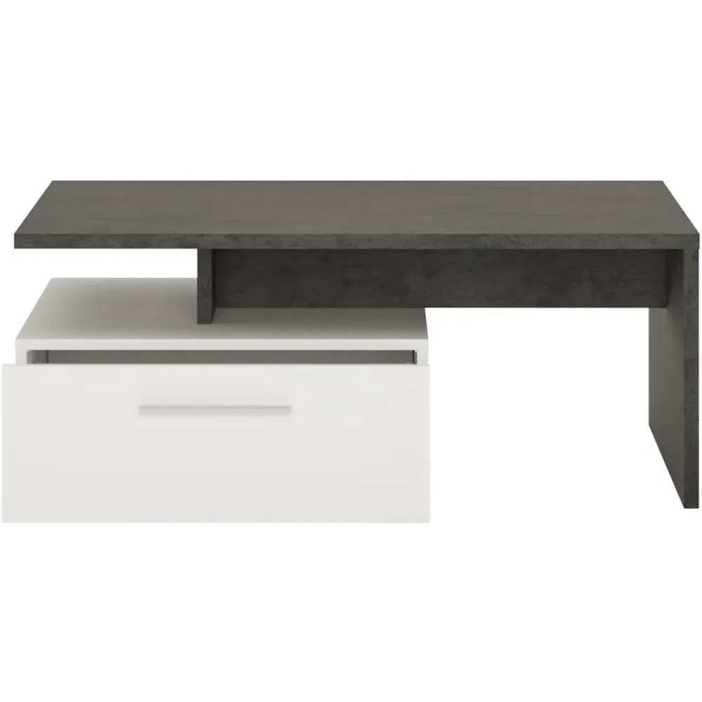 Florence Zingaro Coffee Table with Drawer - Grey