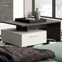 Florence Zingaro Coffee Table with Drawer - Grey