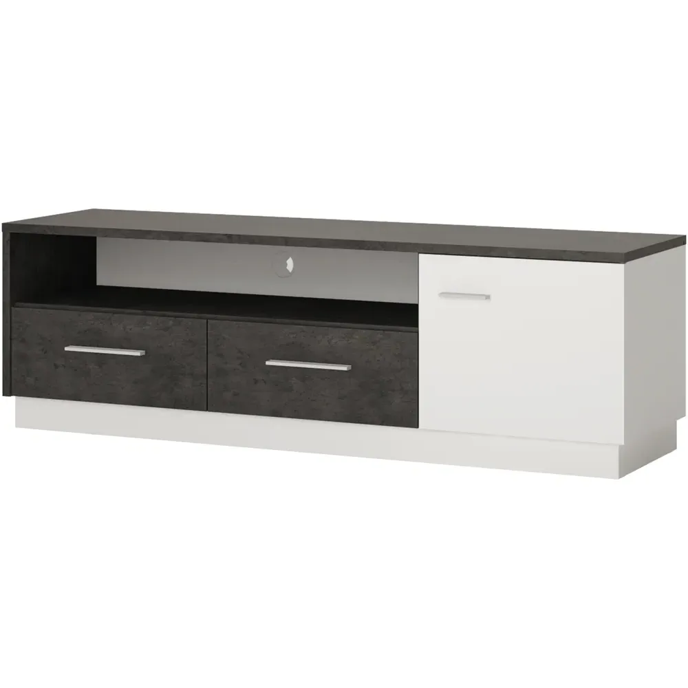 Florence Zingaro TV Unit with Storage - Grey