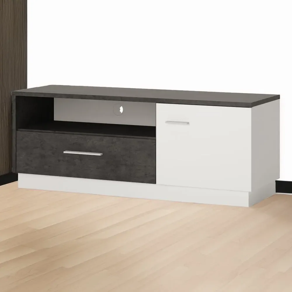 Florence Zingaro TV Unit with Storage - Grey