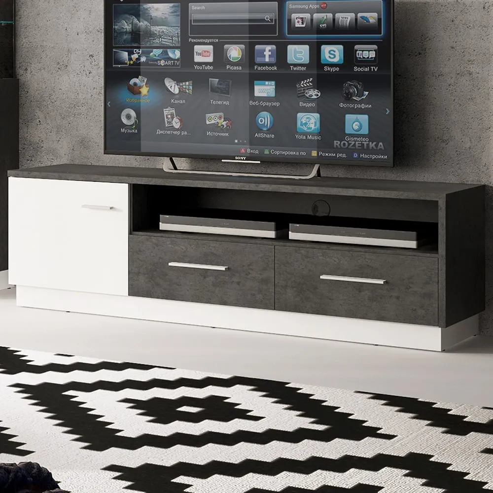 Florence Zingaro TV Unit with Storage - Grey image